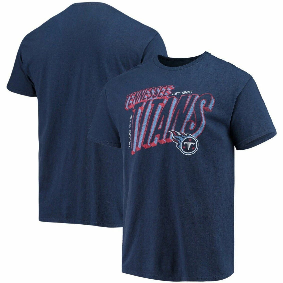 Junk Food Men's Navy Tennessee Titans Local T-Shirt 4 Junk Food Men's Navy Tennessee Titans Local T-Shirt - Image 2