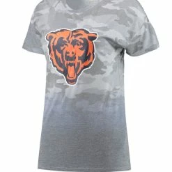 Outerstuff Juniors Gray/Navy Chicago Bears Beth Camo Dip-Dye T-Shirt 8 Outerstuff Juniors Gray/Navy Chicago Bears Beth Camo Dip-Dye T-Shirt -Fanatics DSCO1136793328 1927 ALT2