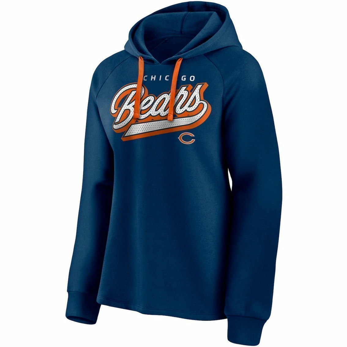 Fanatics Branded Women's Navy Chicago Bears First Contact Raglan Pullover Hoodie 5 Fanatics Branded Women's Navy Chicago Bears First Contact Raglan Pullover Hoodie - Image 3