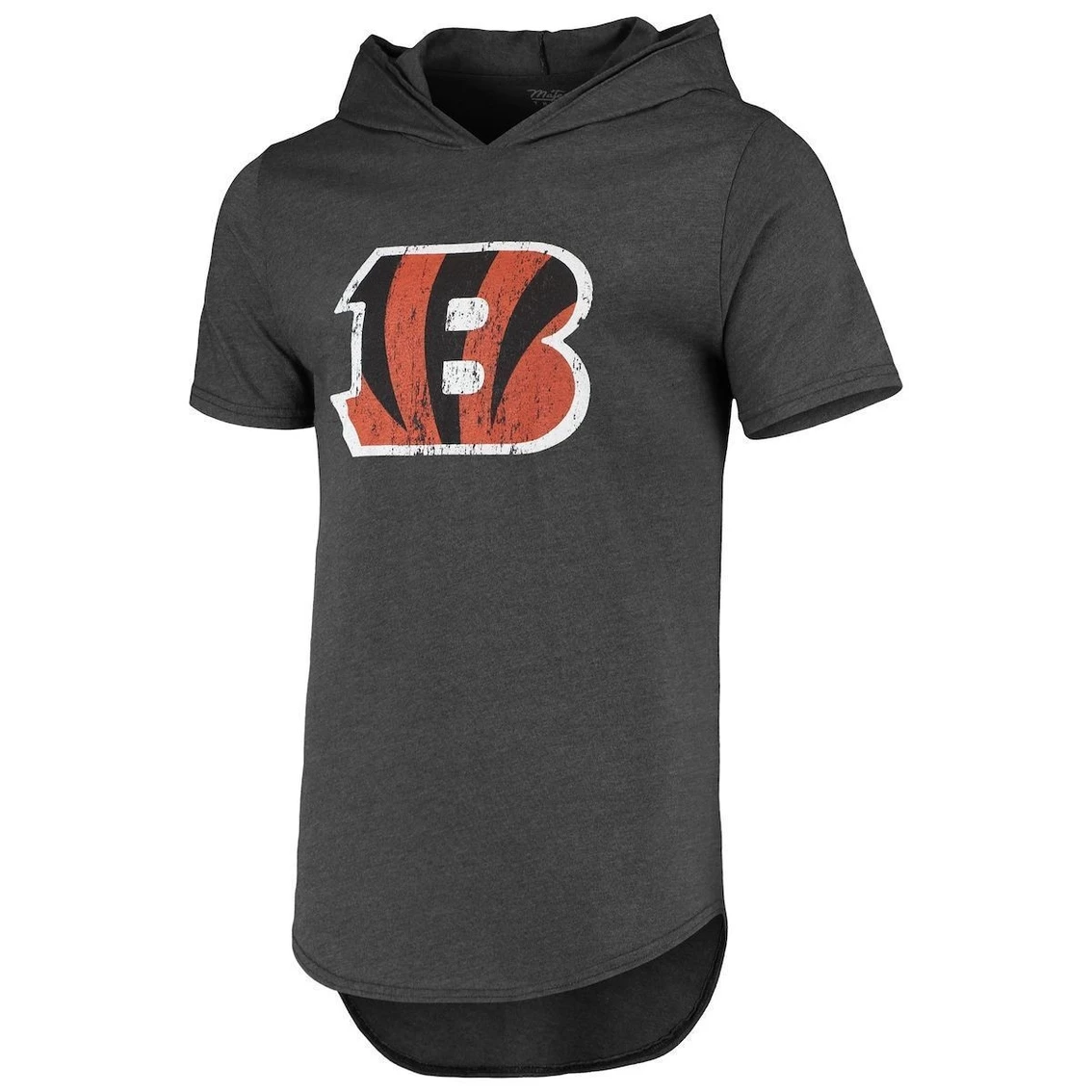 Majestic Threads Men's Threads Black Cincinnati Bengals Primary Logo Tri-Blend Hoodie T-Shirt 5 Majestic Threads Men's Threads Black Cincinnati Bengals Primary Logo Tri-Blend Hoodie T-Shirt - Image 3