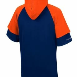 Mitchell & Ness Men's Navy Chicago Bears Home Advantage Raglan Short Sleeve Pullover Hoodie 9 Mitchell & Ness Men's Navy Chicago Bears Home Advantage Raglan Short Sleeve Pullover Hoodie -Fanatics DSCO1136794143 1320 ALT3