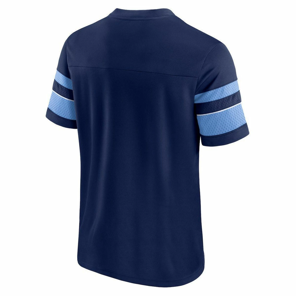 Fanatics Branded Men's Navy Tennessee Titans Textured Hashmark V-Neck T-Shirt 6 Fanatics Branded Men's Navy Tennessee Titans Textured Hashmark V-Neck T-Shirt - Image 4