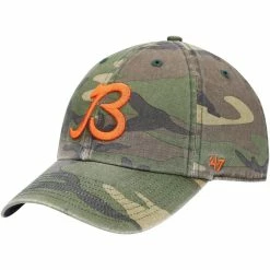 '47 Men's Camo Chicago Bears Team Woodland Clean Up Adjustable Hat