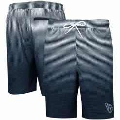 G-III Sports By Carl Banks Men's Navy Tennessee Titans Ocean Swim Trunks