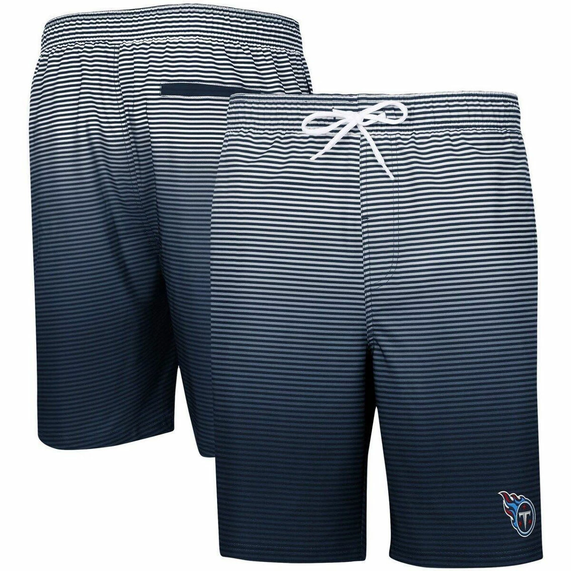 G-III Sports By Carl Banks Men's Navy Tennessee Titans Ocean Swim Trunks 3 G-III Sports By Carl Banks Men's Navy Tennessee Titans Ocean Swim Trunks