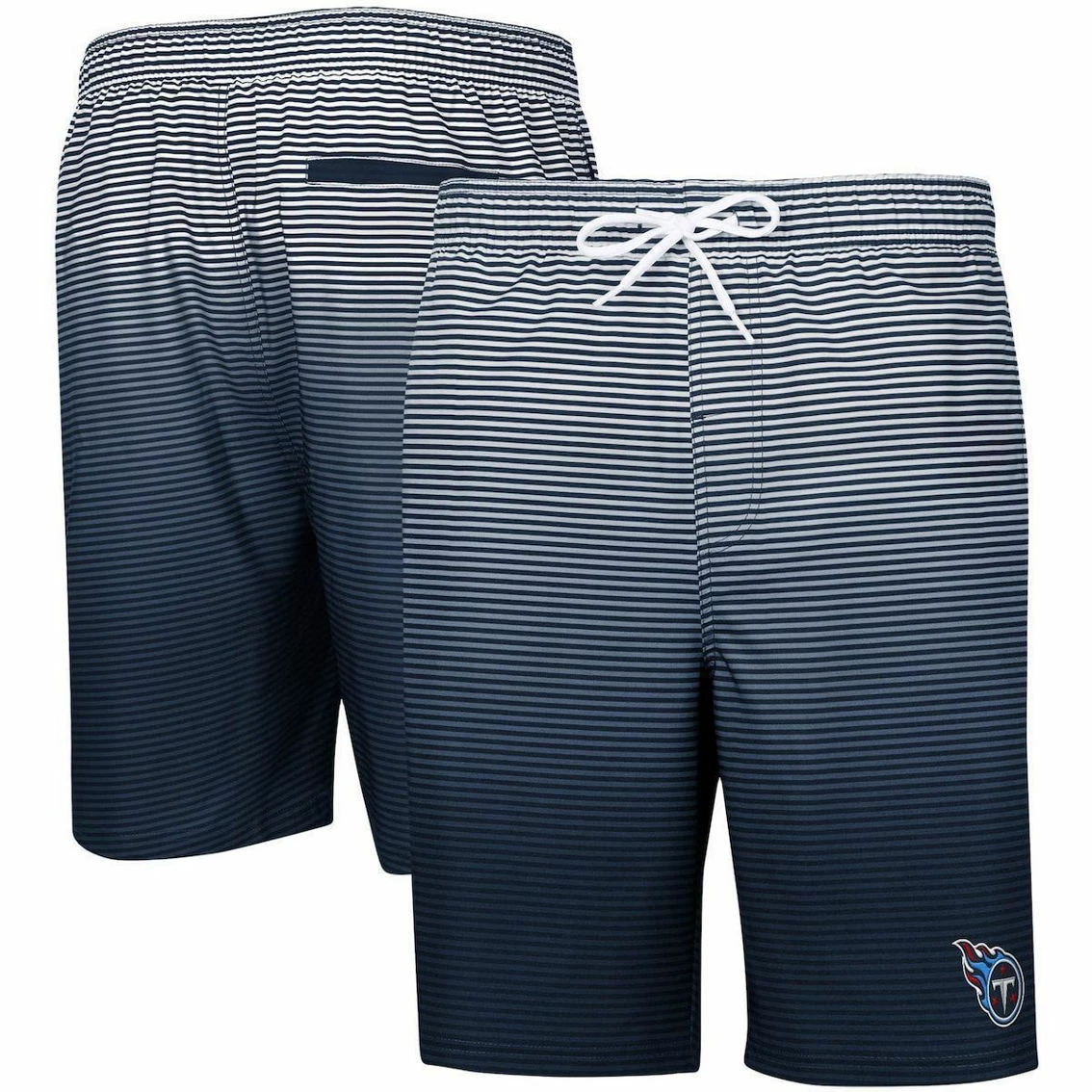 G-III Sports By Carl Banks Men's Navy Tennessee Titans Ocean Swim Trunks 4 G-III Sports By Carl Banks Men's Navy Tennessee Titans Ocean Swim Trunks - Image 2