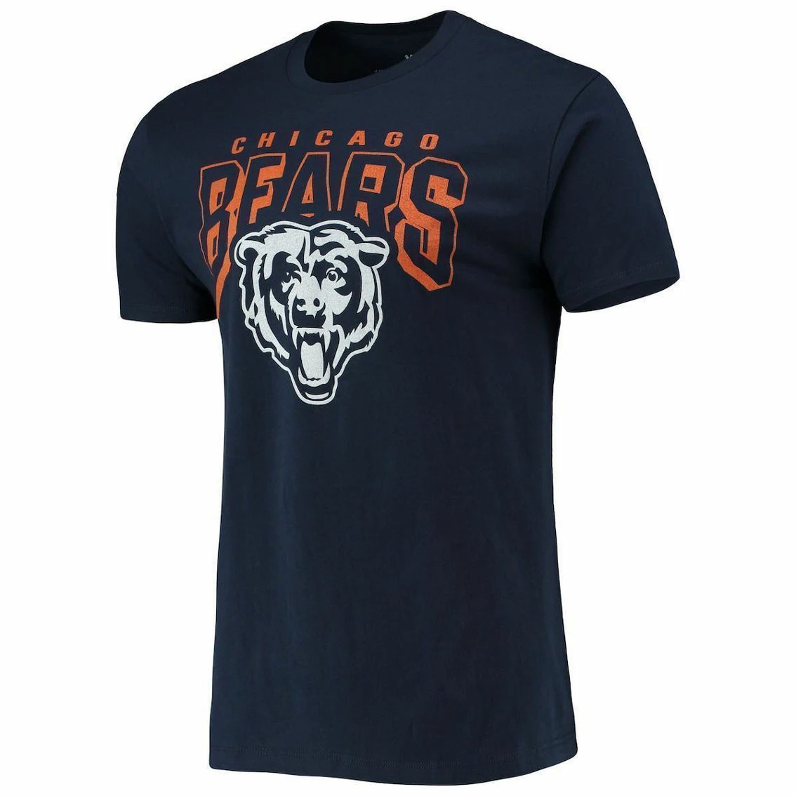 Junk Food Men's Navy Chicago Bears Bold Logo T-Shirt 5 Junk Food Men's Navy Chicago Bears Bold Logo T-Shirt - Image 3
