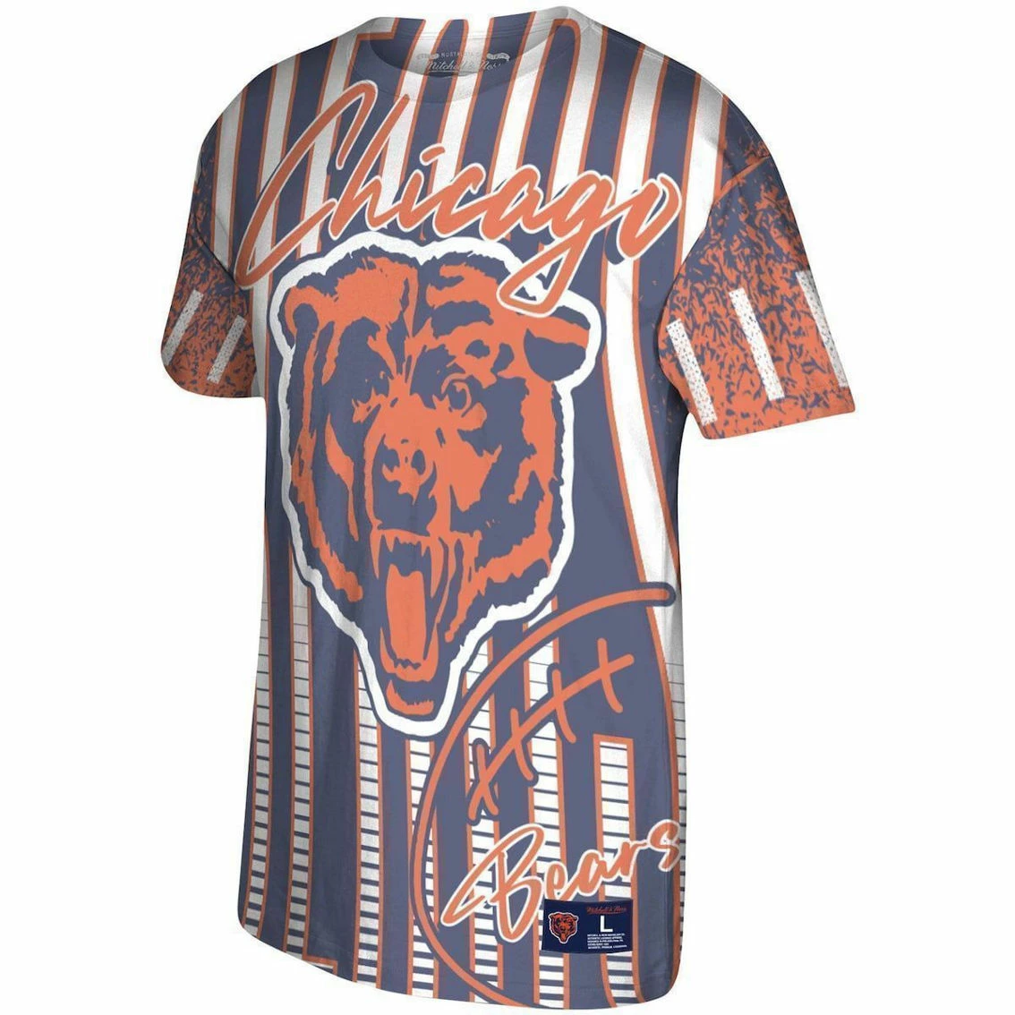 Mitchell & Ness Men's Navy Chicago Bears Jumbotron Historic Logo T-Shirt 5 Mitchell & Ness Men's Navy Chicago Bears Jumbotron Historic Logo T-Shirt - Image 3
