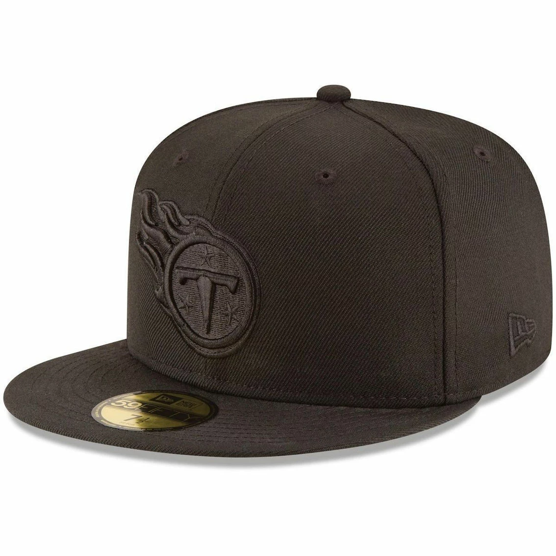 New Era Men's Tennessee Titans Black On Black 59FIFTY Fitted Hat 4 New Era Men's Tennessee Titans Black On Black 59FIFTY Fitted Hat - Image 2