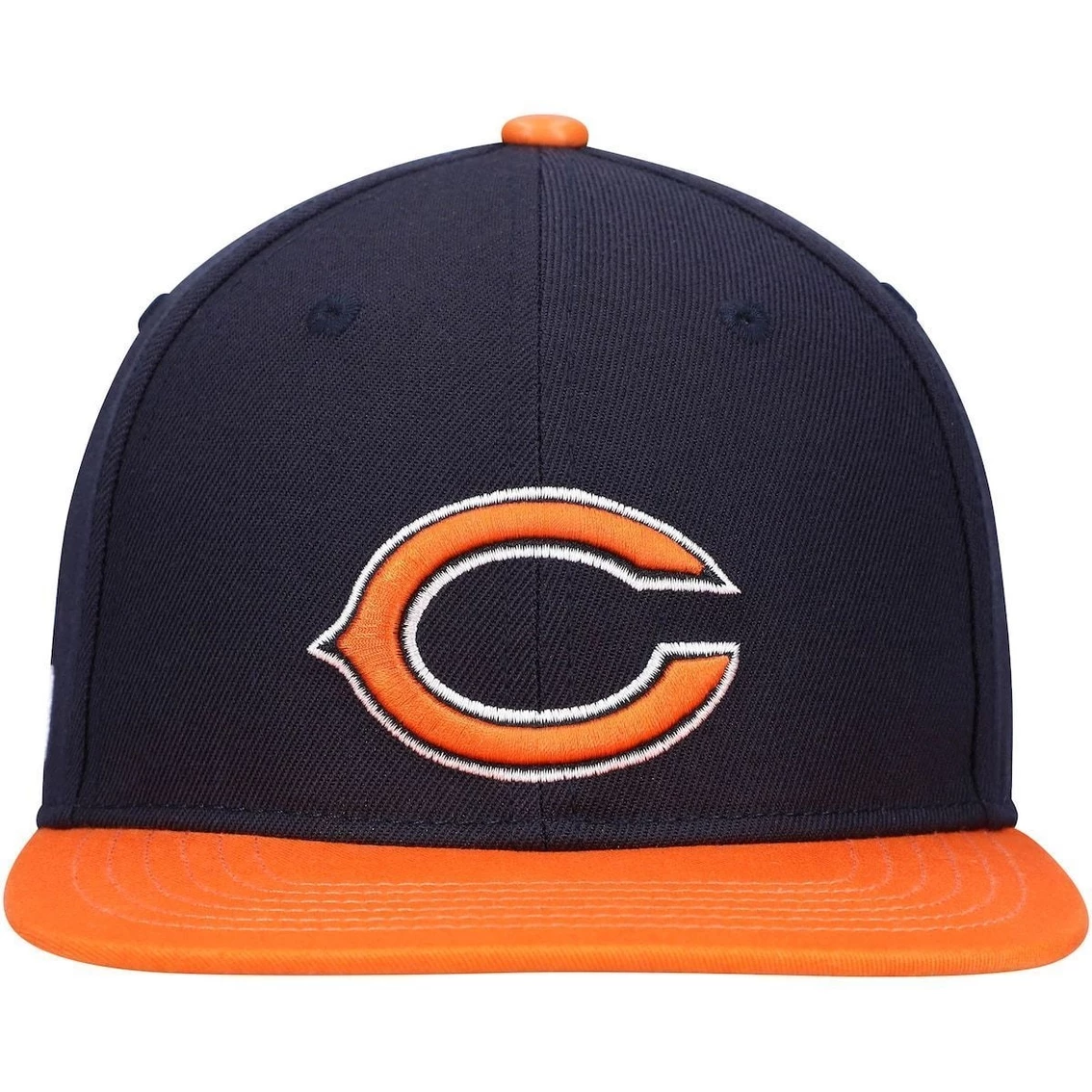Pro Standard Men's Navy/Orange Chicago Bears 2Tone Snapback Hat 5 Pro Standard Men's Navy/Orange Chicago Bears 2Tone Snapback Hat - Image 3
