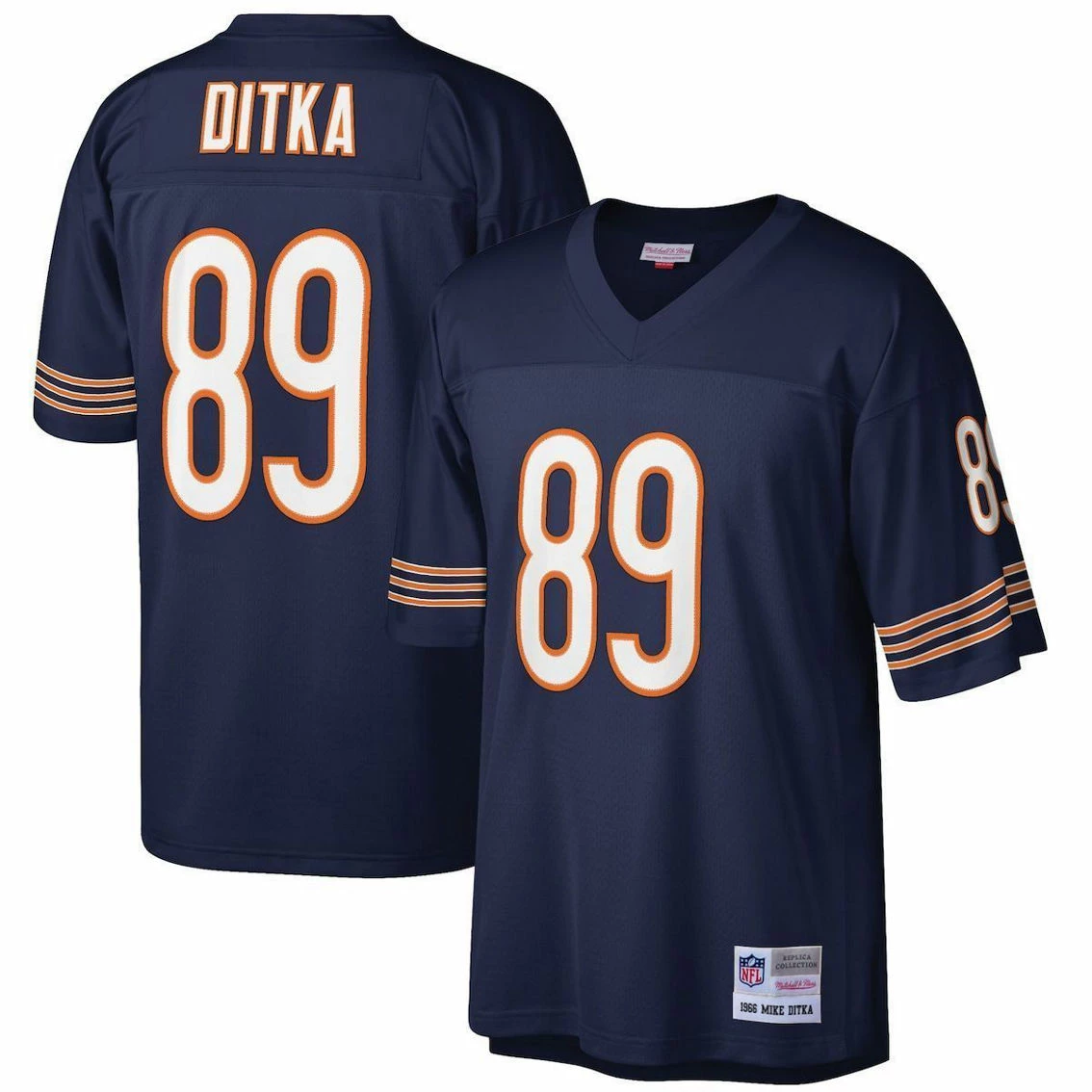 Mitchell & Ness Men's Mike Ditka Navy Chicago Bears Retired Player Legacy Replica Jersey 4 Mitchell & Ness Men's Mike Ditka Navy Chicago Bears Retired Player Legacy Replica Jersey - Image 2