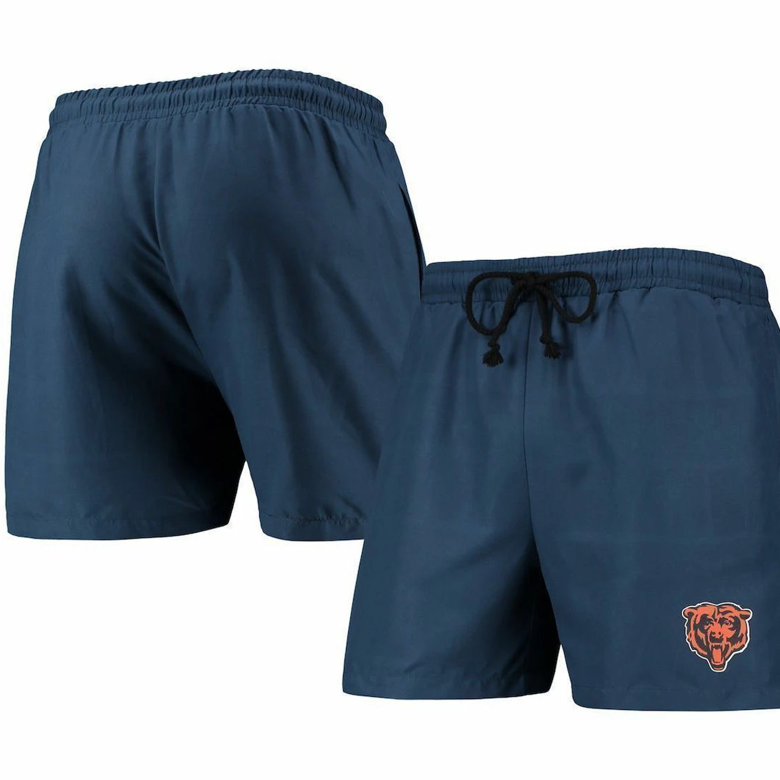 Men's FOCO Navy Chicago Bears Magic Print Palm Traditional Swim Shorts 4 Men's FOCO Navy Chicago Bears Magic Print Palm Traditional Swim Shorts - Image 2