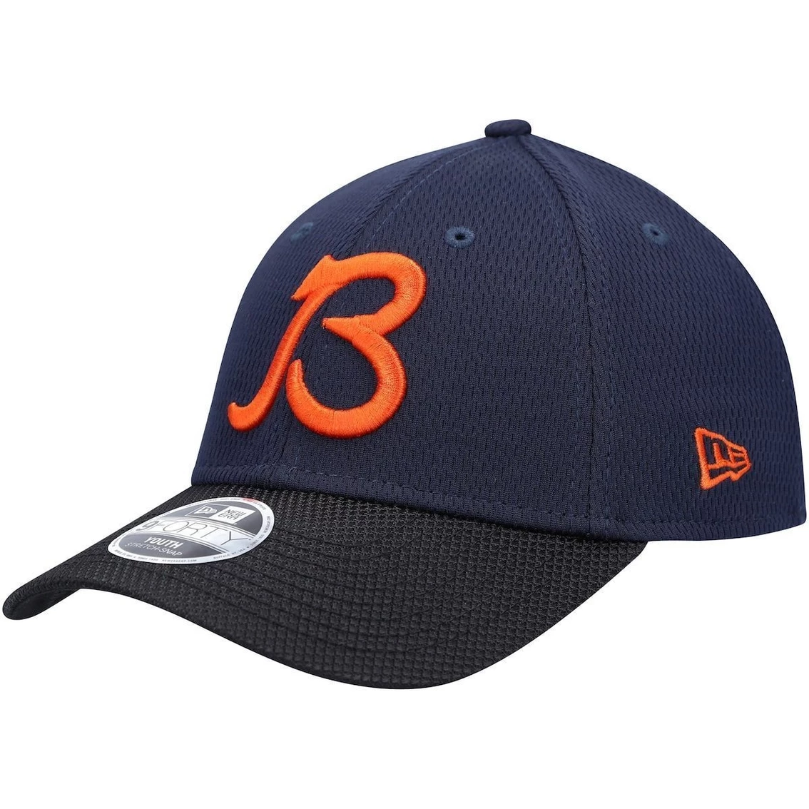 New Era Youth Navy/Black Chicago Bears 2021 NFL Sideline Home C 9FORTY Adjustable Hat 3 New Era Youth Navy/Black Chicago Bears 2021 NFL Sideline Home C 9FORTY Adjustable Hat