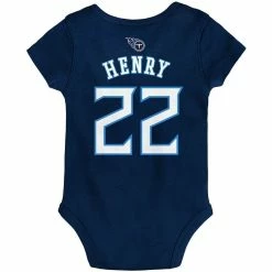 Outerstuff Newborn Derrick Henry Navy Tennessee Titans Mainline Player Name & Number Bodysuit 9 Outerstuff Newborn Derrick Henry Navy Tennessee Titans Mainline Player Name & Number Bodysuit -Fanatics DSCO1137386624 1320 ALT3