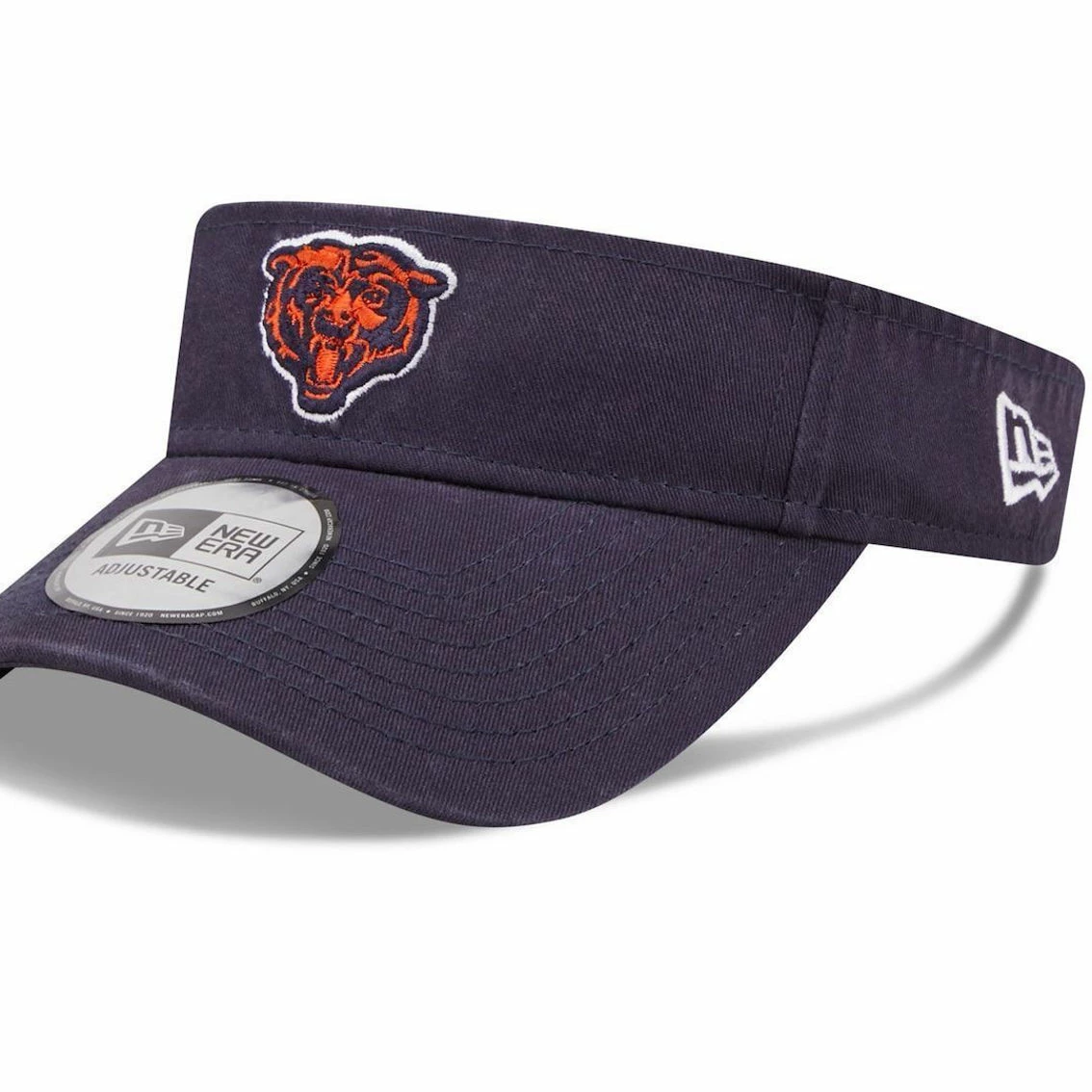 New Era Men's Navy Chicago Bears Adjustable Visor 3 New Era Men's Navy Chicago Bears Adjustable Visor