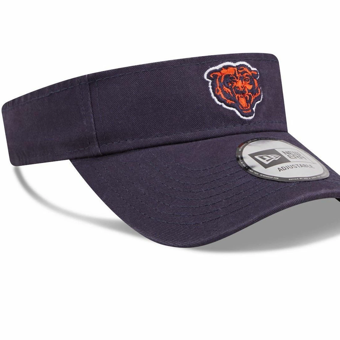 New Era Men's Navy Chicago Bears Adjustable Visor 6 New Era Men's Navy Chicago Bears Adjustable Visor - Image 4