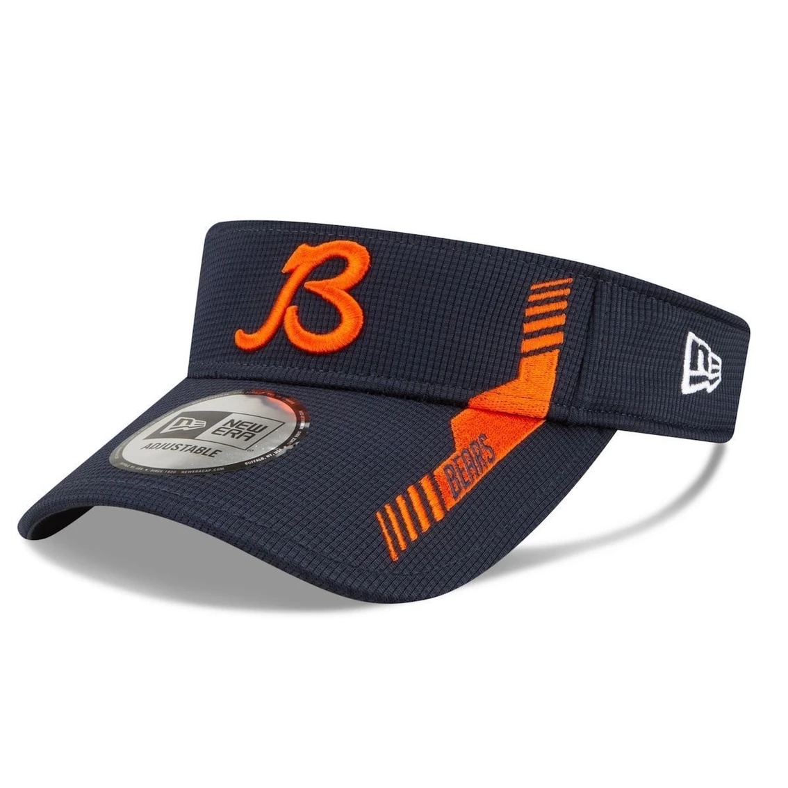 New Era Men's Navy Chicago Bears 2021 NFL Sideline Home B Visor 4 New Era Men's Navy Chicago Bears 2021 NFL Sideline Home B Visor - Image 2