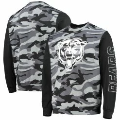 FOCO Men's Black Chicago Bears Camo Long Sleeve T-Shirt