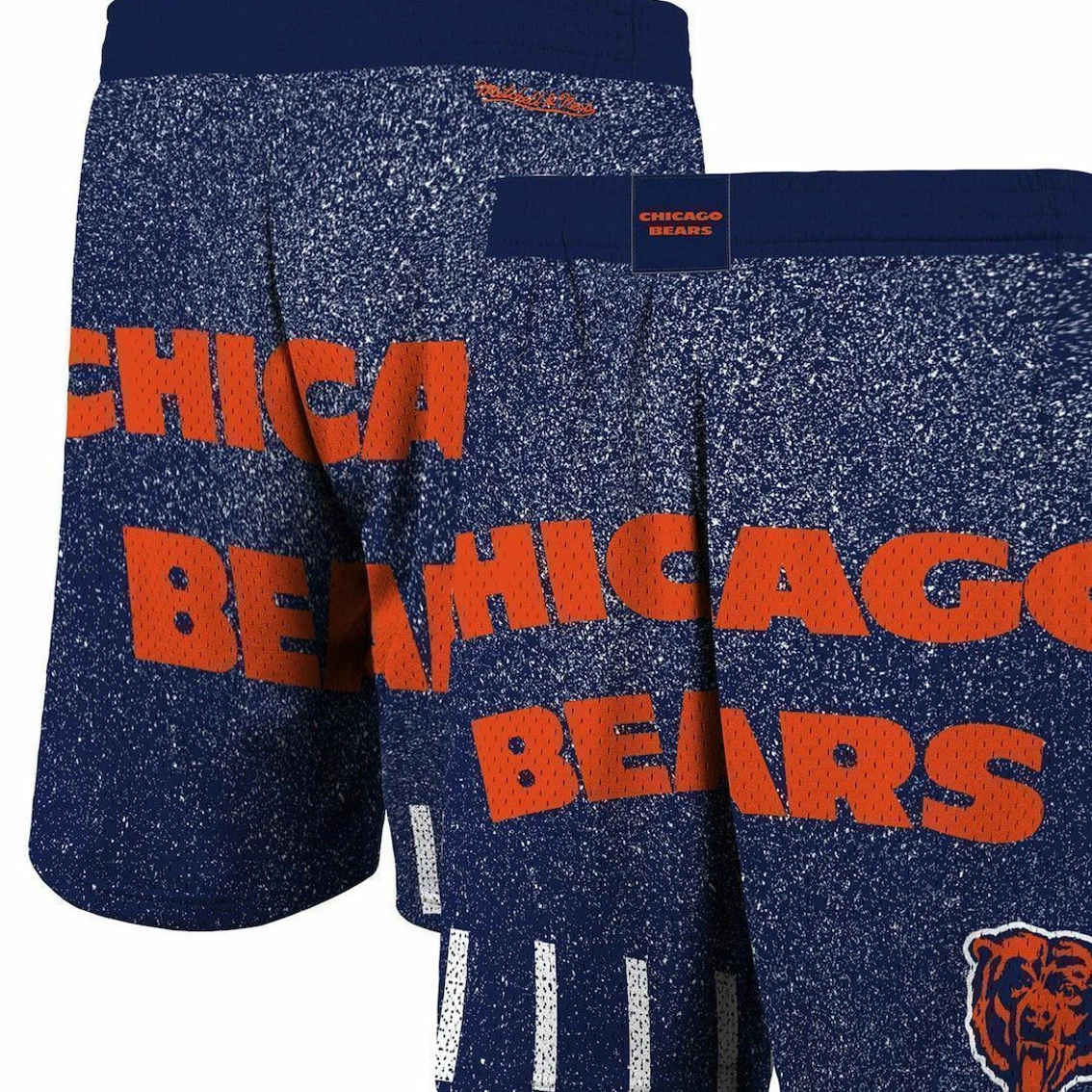 Mitchell & Ness Men's Navy Chicago Bears Jumbotron Shorts 3 Mitchell & Ness Men's Navy Chicago Bears Jumbotron Shorts
