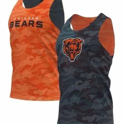 FOCO Men's Navy/Orange Chicago Bears Reversible Mesh Tank Top