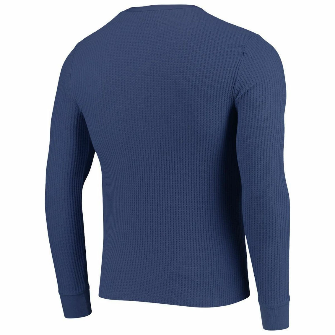 Men's Junk Food Navy Chicago Bears Thermal Henley Long Sleeve T-Shirt 6 Men's Junk Food Navy Chicago Bears Thermal Henley Long Sleeve T-Shirt - Image 4