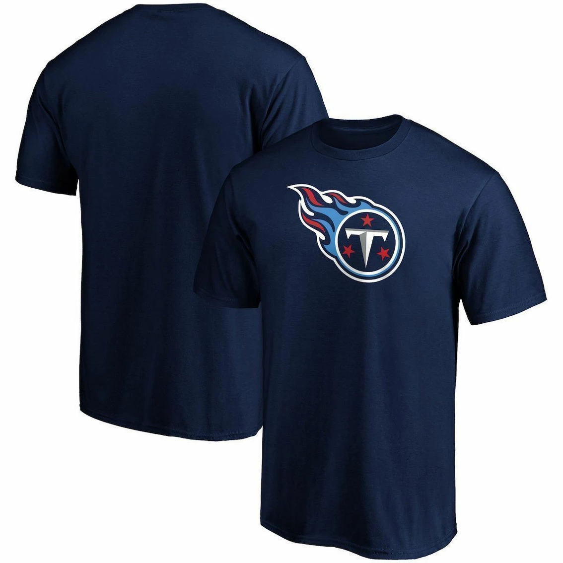 Fanatics Branded Men's Navy Tennessee Titans Primary Logo T-Shirt 3 Fanatics Branded Men's Navy Tennessee Titans Primary Logo T-Shirt