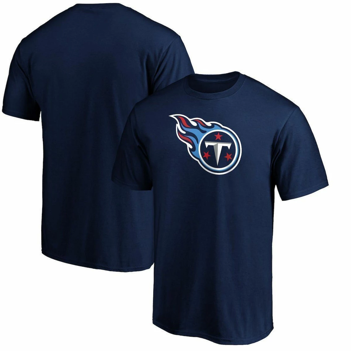 Fanatics Branded Men's Navy Tennessee Titans Primary Logo T-Shirt 4 Fanatics Branded Men's Navy Tennessee Titans Primary Logo T-Shirt - Image 2