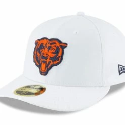 New Era Men's White Chicago Bears Alternate Logo Omaha Low 59FIFTY Fitted Hat -Fanatics DSCO1137455801 3550 ALT1