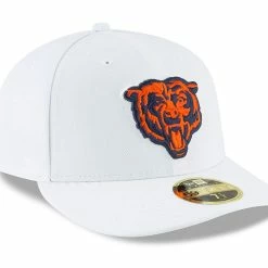 New Era Men's White Chicago Bears Alternate Logo Omaha Low 59FIFTY Fitted Hat -Fanatics DSCO1137455801 3550 ALT3