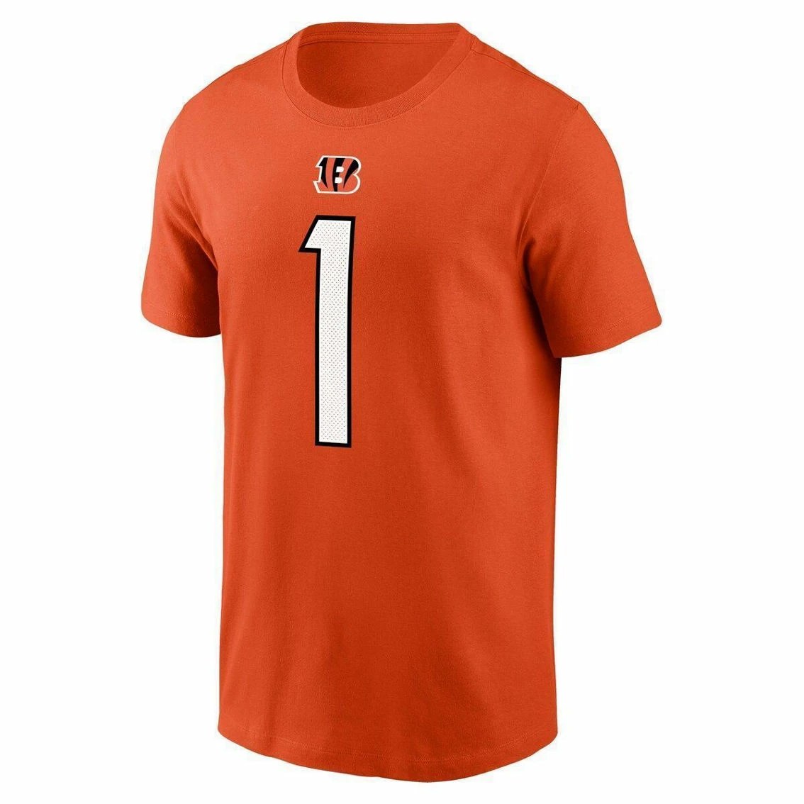Nike Men's Ja'Marr Chase Orange Cincinnati Bengals Player Name & Number T-Shirt 5 Nike Men's Ja'Marr Chase Orange Cincinnati Bengals Player Name & Number T-Shirt - Image 3