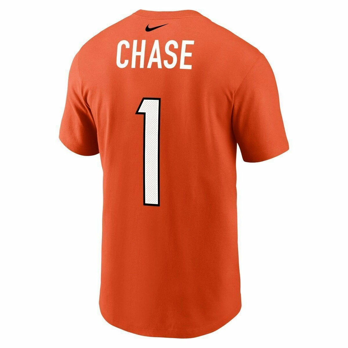 Nike Men's Ja'Marr Chase Orange Cincinnati Bengals Player Name & Number T-Shirt 6 Nike Men's Ja'Marr Chase Orange Cincinnati Bengals Player Name & Number T-Shirt - Image 4