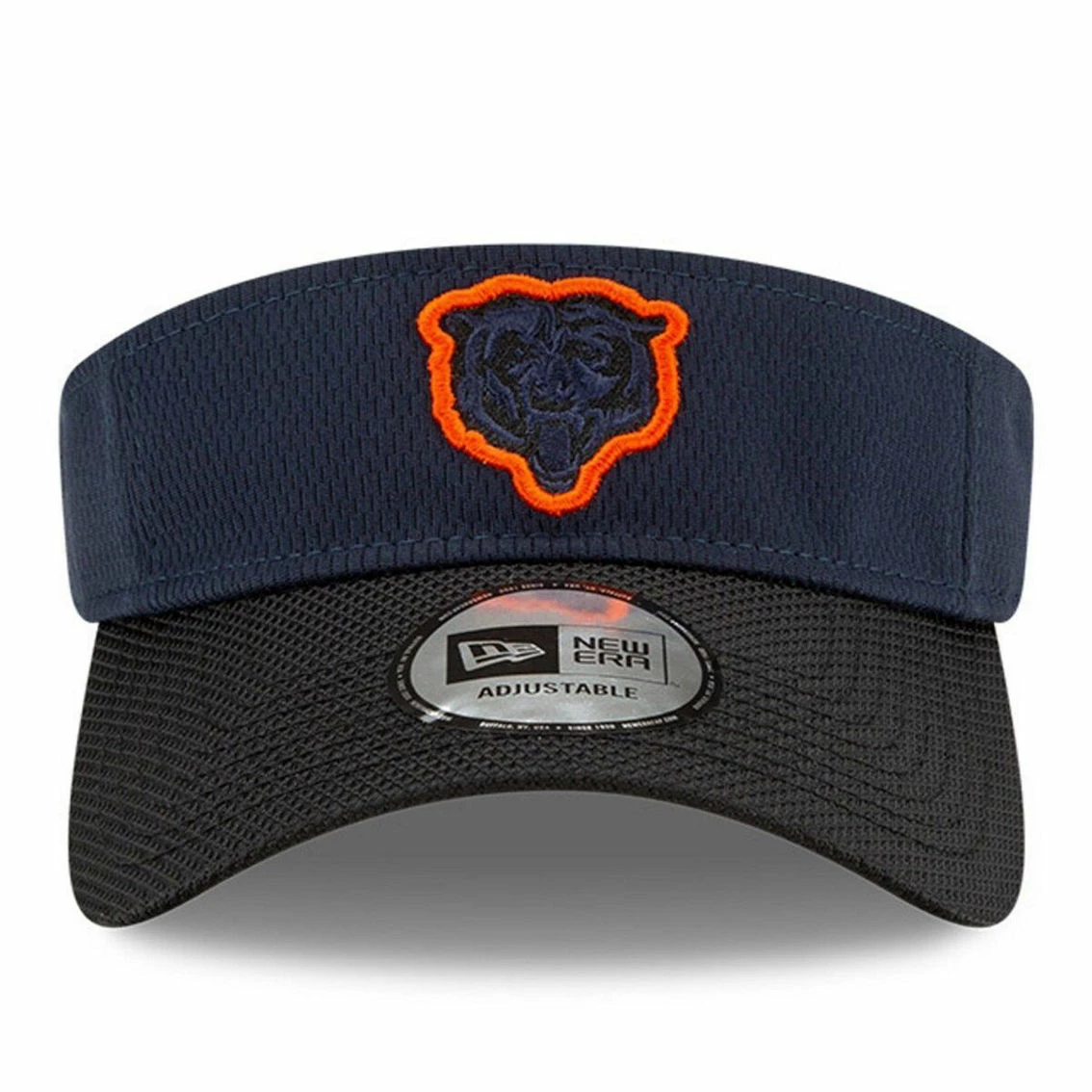 Men's New Era Navy/Black Chicago Bears 2021 NFL Sideline Road Visor 5 Men's New Era Navy/Black Chicago Bears 2021 NFL Sideline Road Visor - Image 3