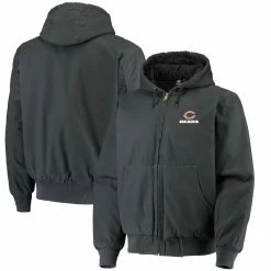 Men's Dunbrooke Navy Chicago Bears Dakota Cotton Canvas Hooded Jacket 7 Men's Dunbrooke Navy Chicago Bears Dakota Cotton Canvas Hooded Jacket -Fanatics DSCO1137485588 1320 ALT1