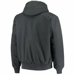 Men's Dunbrooke Navy Chicago Bears Dakota Cotton Canvas Hooded Jacket 9 Men's Dunbrooke Navy Chicago Bears Dakota Cotton Canvas Hooded Jacket -Fanatics DSCO1137485588 1320 ALT3