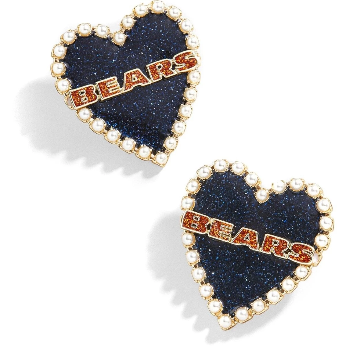 BaubleBar Women's Chicago Bears Statement Stud Earrings 4 BaubleBar Women's Chicago Bears Statement Stud Earrings - Image 2