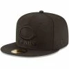 New Era Men's Chicago Bears Black On Black 59FIFTY Fitted Hat -Fanatics DSCO1137694123 1007