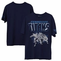 Junk Food Men's Navy Tennessee Titans Marvel T-Shirt
