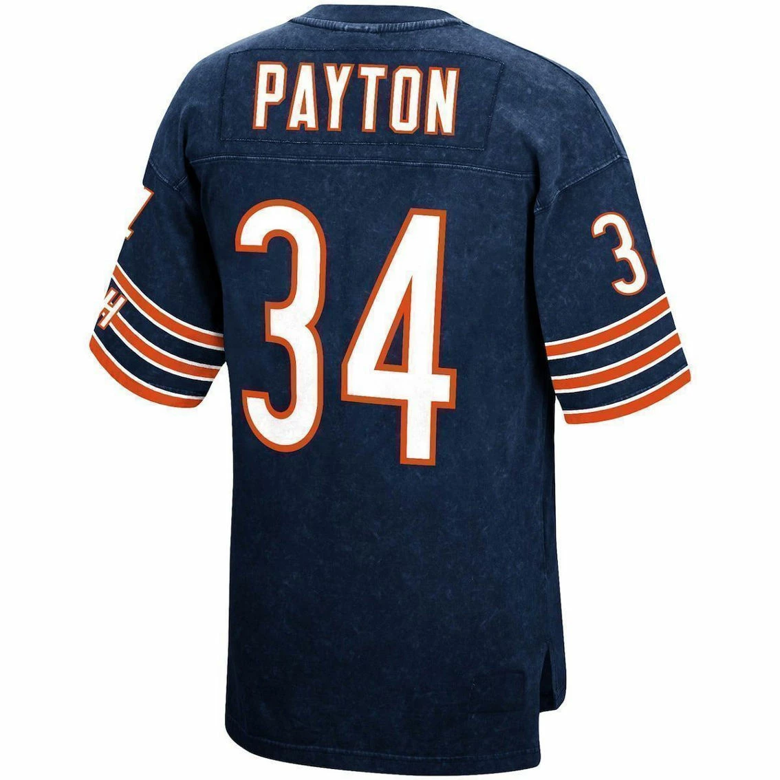 Men's Mitchell & Ness Walter Payton Navy Chicago Bears Retired Player Name & Number Acid Wash Top 6 Men's Mitchell & Ness Walter Payton Navy Chicago Bears Retired Player Name & Number Acid Wash Top - Image 4