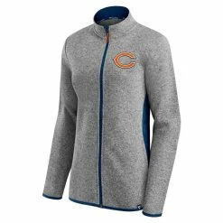 Women's Fanatics Branded Heathered Gray/Navy Chicago Bears Block Party Primary Logo Full-Zip Jacket 8 Women's Fanatics Branded Heathered Gray/Navy Chicago Bears Block Party Primary Logo Full-Zip Jacket -Fanatics DSCO1137813672 1927 ALT2