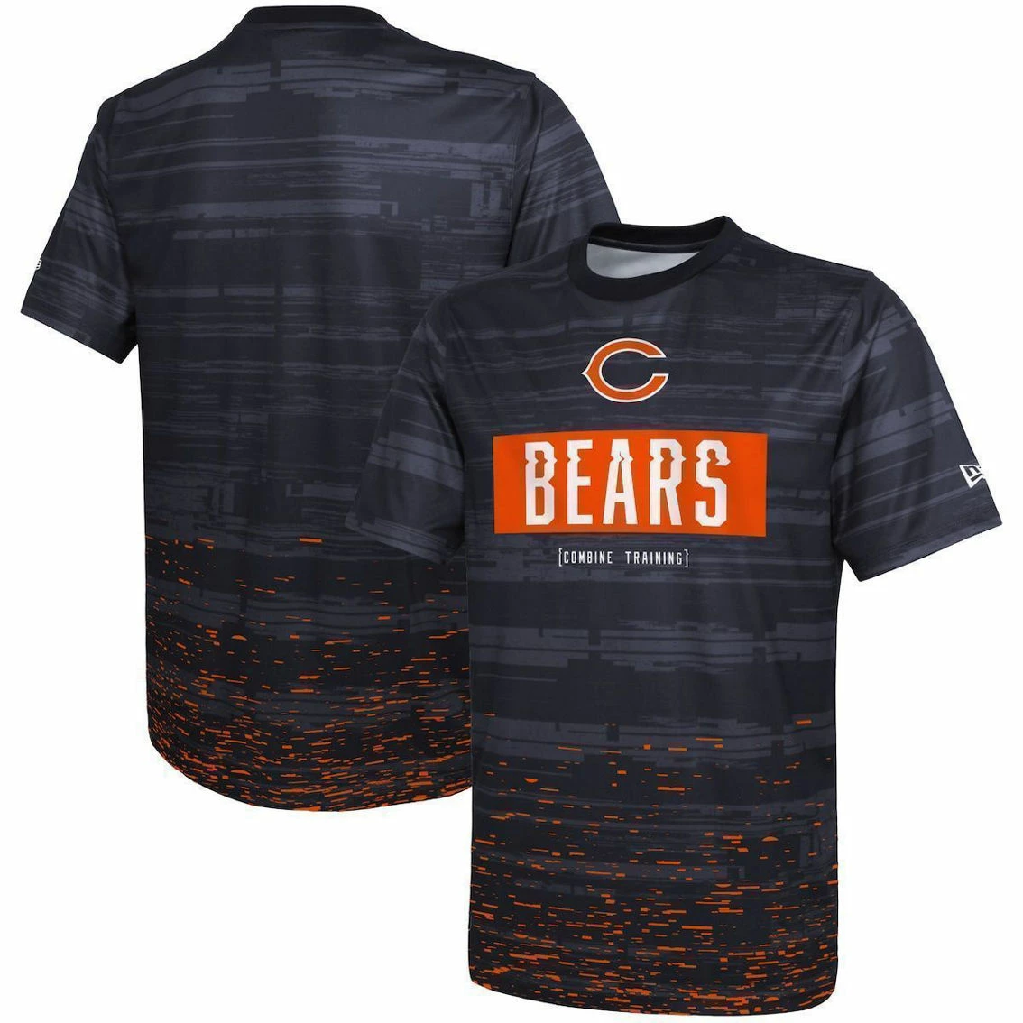 New Era Men's Navy Chicago Bears Combine Authentic Sweep T-Shirt 4 New Era Men's Navy Chicago Bears Combine Authentic Sweep T-Shirt - Image 2
