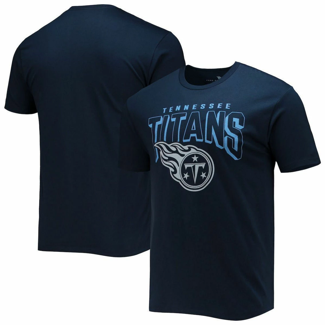 Junk Food Men's Navy Tennessee Titans Bold Logo T-Shirt 3 Junk Food Men's Navy Tennessee Titans Bold Logo T-Shirt