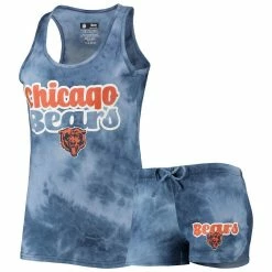 Concepts Sport Women's Navy Chicago Bears Billboard Tank Top & Shorts Set