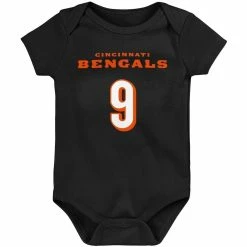 Outerstuff Newborn Joe Burrow Black Cincinnati Bengals Mainline Player Name & Number Bodysuit 8 Outerstuff Newborn Joe Burrow Black Cincinnati Bengals Mainline Player Name & Number Bodysuit -Fanatics DSCO1139534534 1007 ALT2
