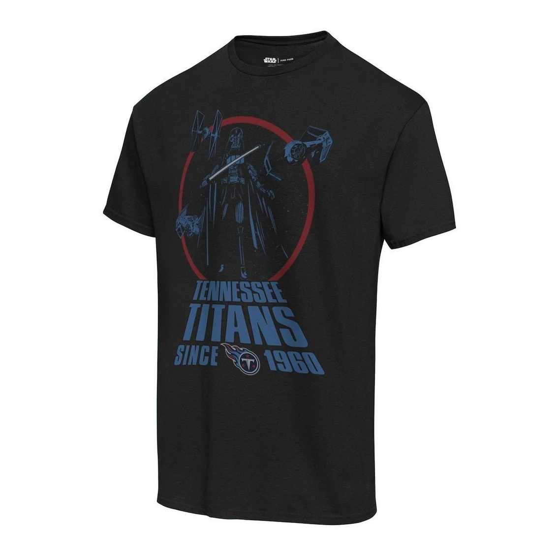 Junk Food Men's Black Tennessee Titans Disney Star Wars Empire Title Crawl T-Shirt 5 Junk Food Men's Black Tennessee Titans Disney Star Wars Empire Title Crawl T-Shirt - Image 3