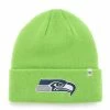 Men's '47 Neon Green Seattle Seahawks Secondary Basic Cuffed Knit Hat 2 Men's '47 Neon Green Seattle Seahawks Secondary Basic Cuffed Knit Hat -Fanatics DSCO1139622277 NEONGR