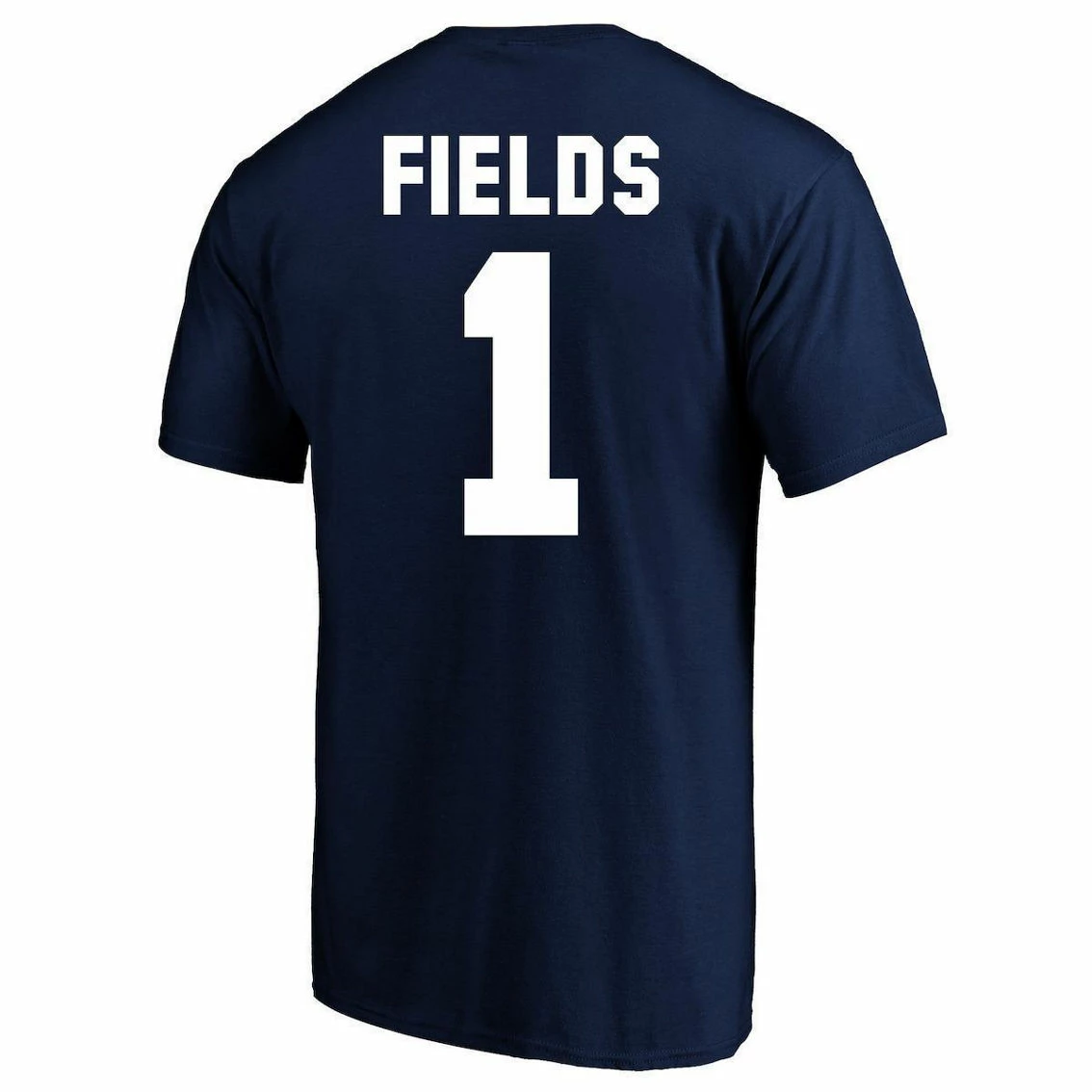 Men's Fanatics Branded Justin Fields Navy Chicago Bears Big & Tall Player Name & Number T-Shirt 6 Men's Fanatics Branded Justin Fields Navy Chicago Bears Big & Tall Player Name & Number T-Shirt - Image 4