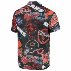 FOCO Men's Navy Chicago Bears Thematic Button-Up Shirt -Fanatics DSCO1140226407 1320 ALT3