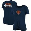 New Era Women's Navy Chicago Bears Slub T-Shirt With Front Twist Knot -Fanatics DSCO1140226690 1320