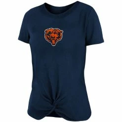 New Era Women's Navy Chicago Bears Slub T-Shirt With Front Twist Knot 8 New Era Women's Navy Chicago Bears Slub T-Shirt With Front Twist Knot -Fanatics DSCO1140226690 1320 ALT2