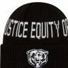 Youth New Era Black Chicago Bears Social Justice Cuffed Knit Hat 1 Youth New Era Black Chicago Bears Social Justice Cuffed Knit Hat -Fanatics DSCO1140226707 1007